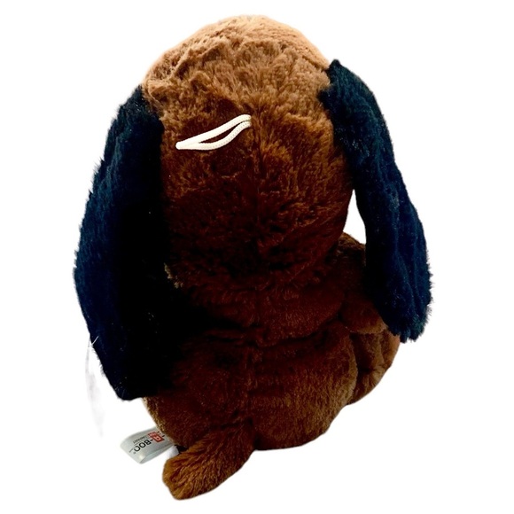 Peek A Boo Toys Basset The Dog Stuffed Animal Plush Toy, Dark Brown, 10.5”, NWT - Picture 4 of 6